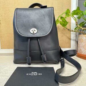 coach evie 22 backpack PEBBLE MINI RED Womens Cole Haan Alexandria Small Flap Leather Backpack Coach Coach Evie Backpack In